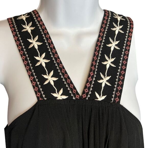 Cupcakes and Cashmere Dress ‘Zeus’ Women's Small Black Swing Style Flowy Shift - Picture 5 of 13